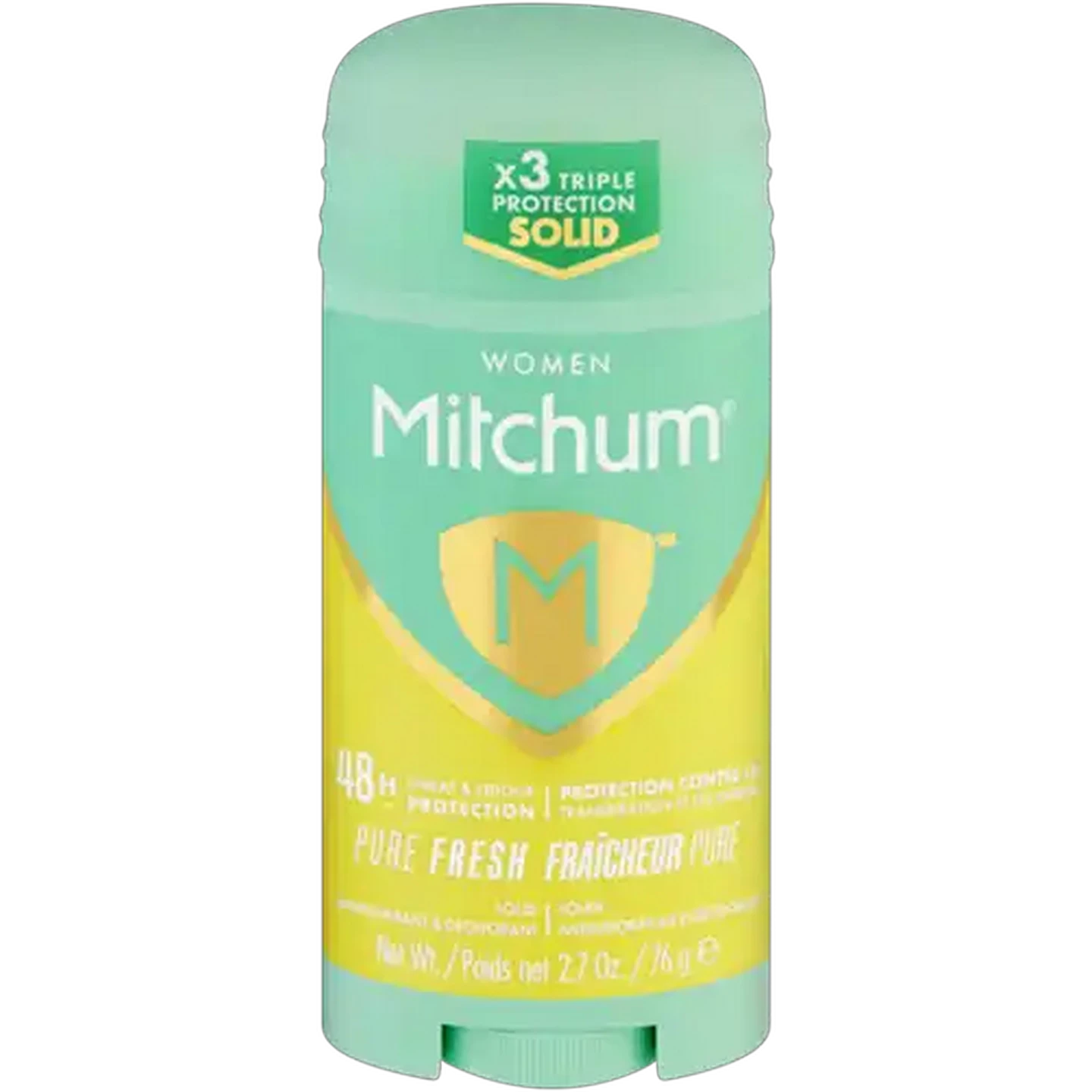 Image of Mitchum Women Pure Fresh Antiperspirant & Deodorant Solid Stick 76g