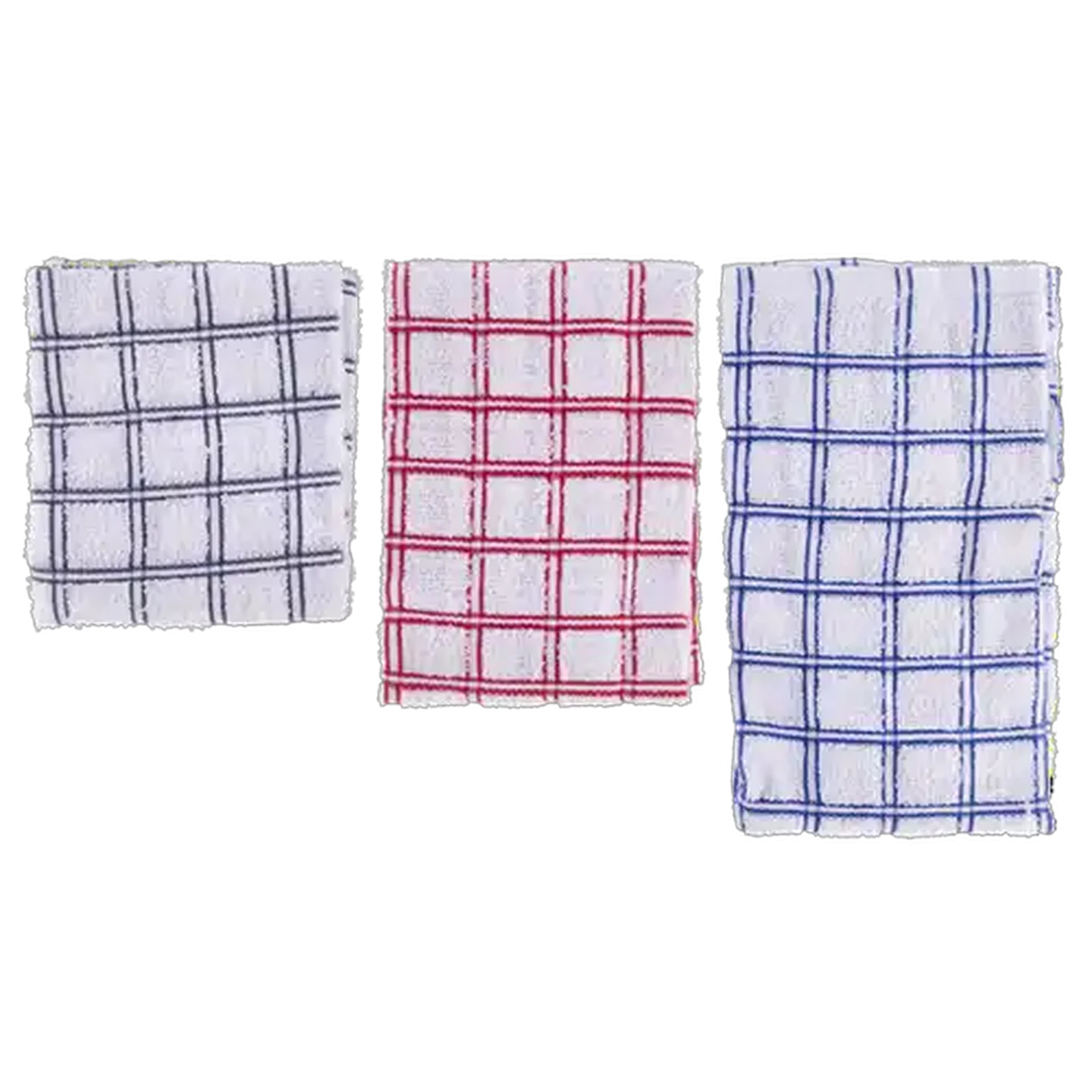 Image of Essentials Terry Zorra Kitchen Cloth 3-Pack (Colour May Vary)