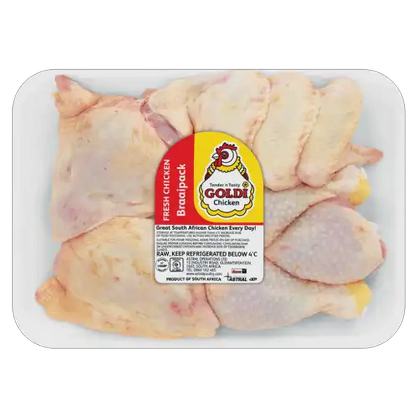 Image of Goldi Chicken Fresh Braai Pack Chicken Per kg