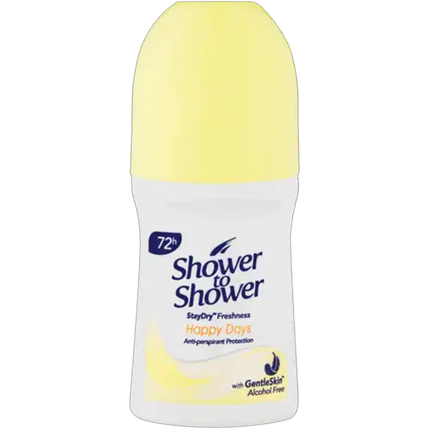 Image of Shower to Shower Happy Days Alcohol-Free Anti-Perspirant Roll-On 50ml