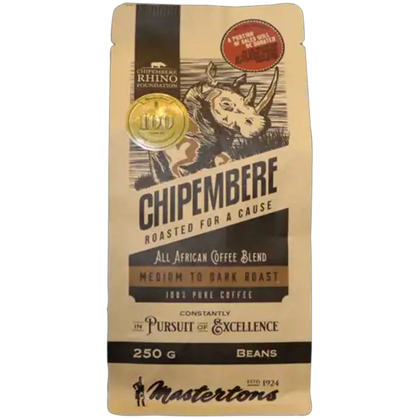 Image of Mastertons Chipembere Blend Coffee Beans 250g