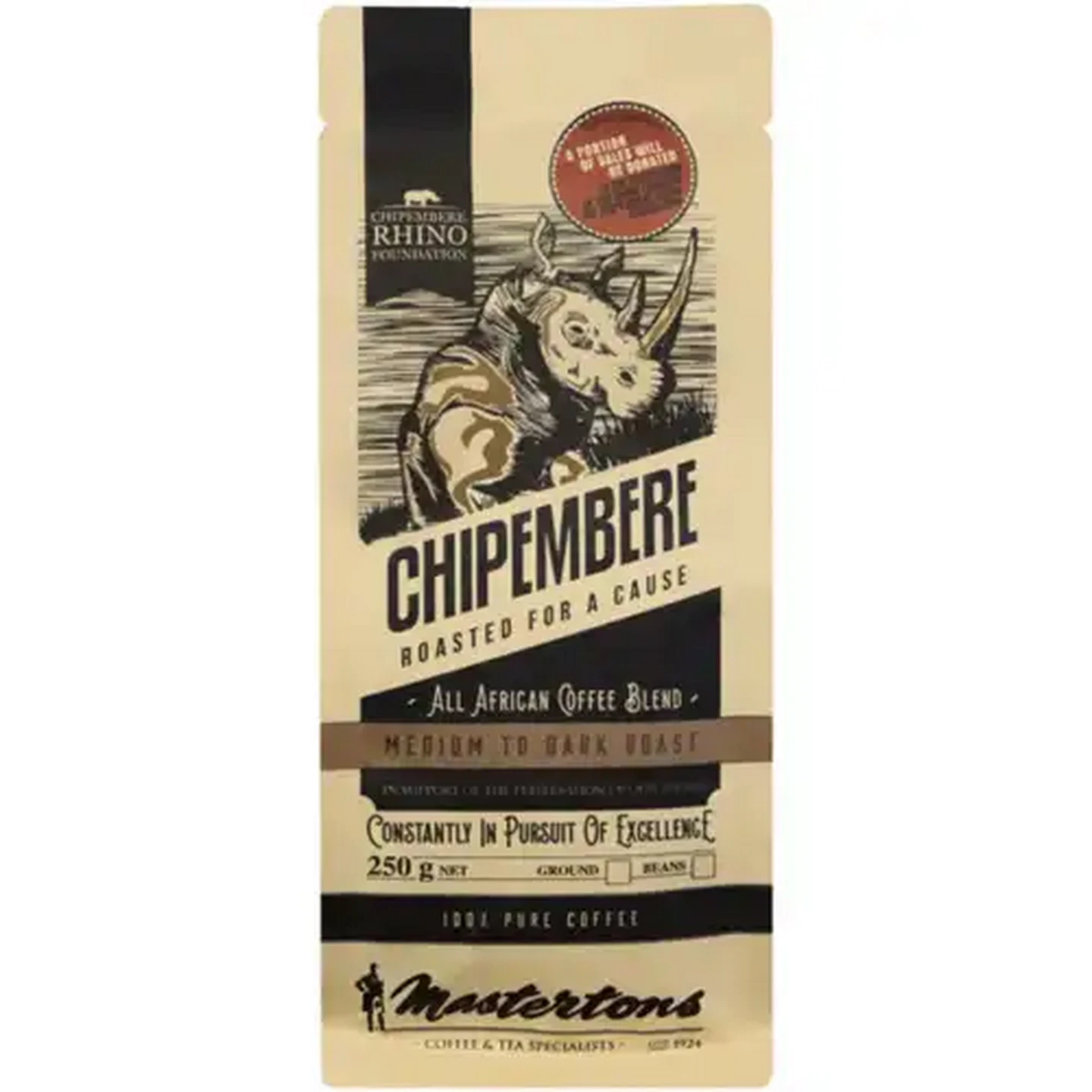 Image of Mastertons Chipembere Blend Coffee Beans 250g