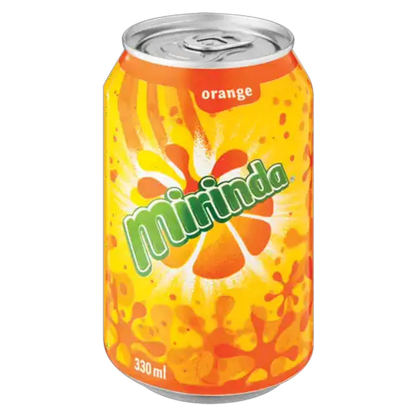 Image of Mirinda Orange Flavoured Soft Drink Can 330ml