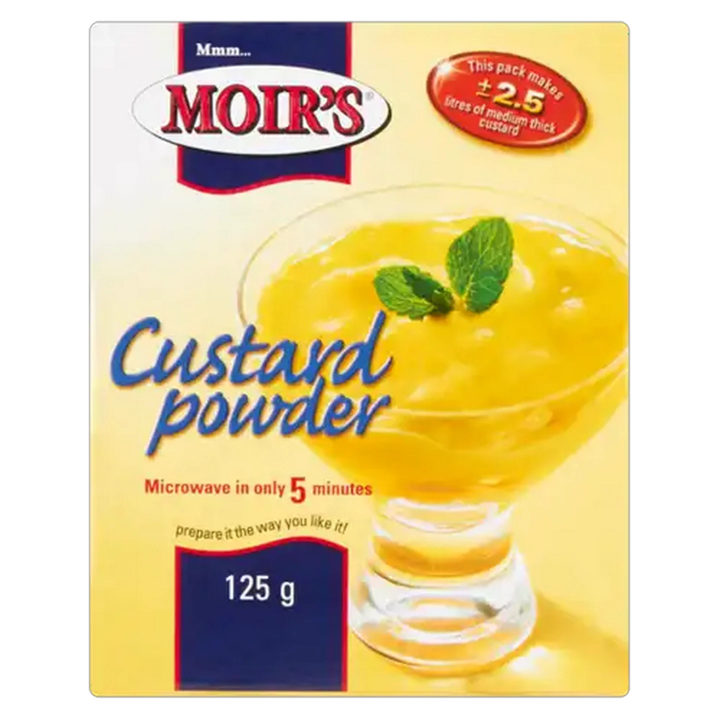 Image of Moir's Regular Custard Powder 125g