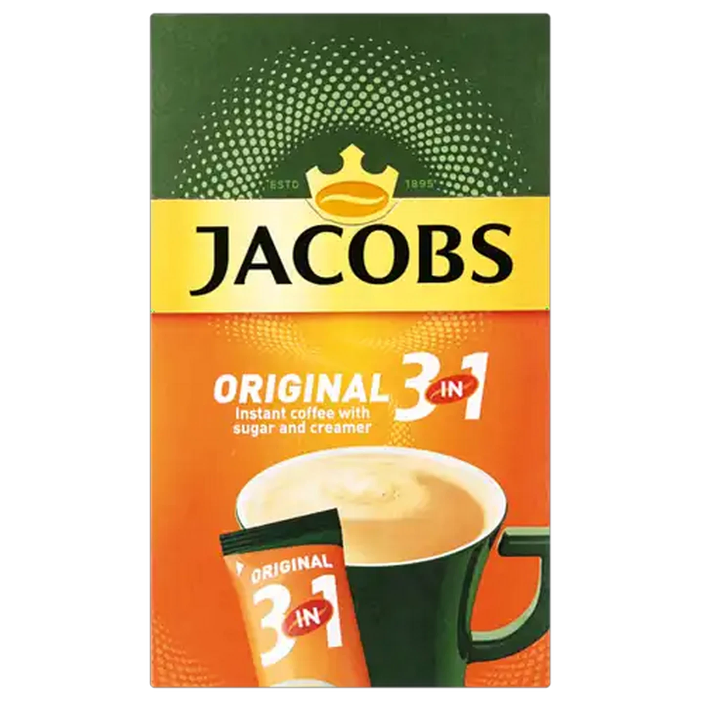 Image of Jacobs 3-In-1 Original Instant Coffee 10 Pack
