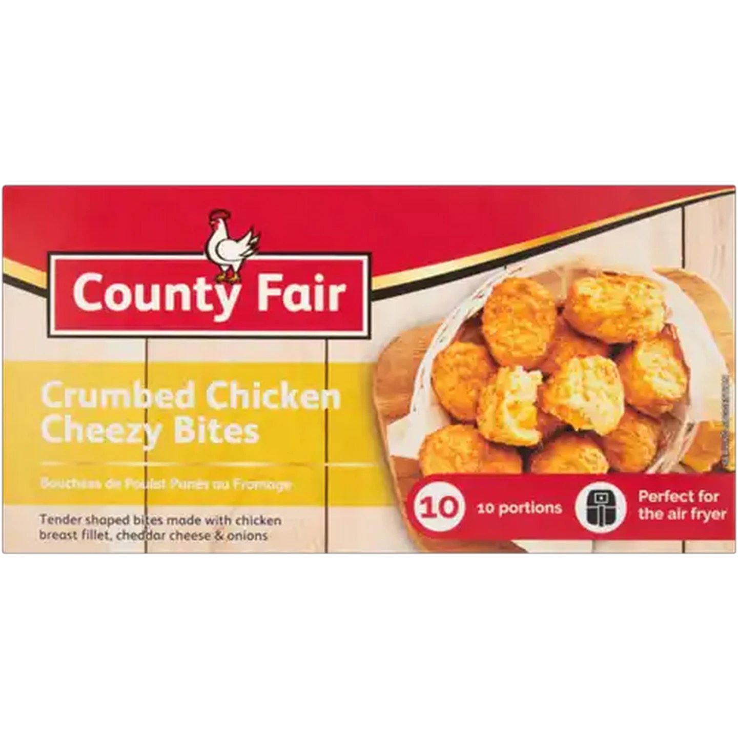 Image of County Fair Frozen Crumbed Chicken Cheezy Bites 300g