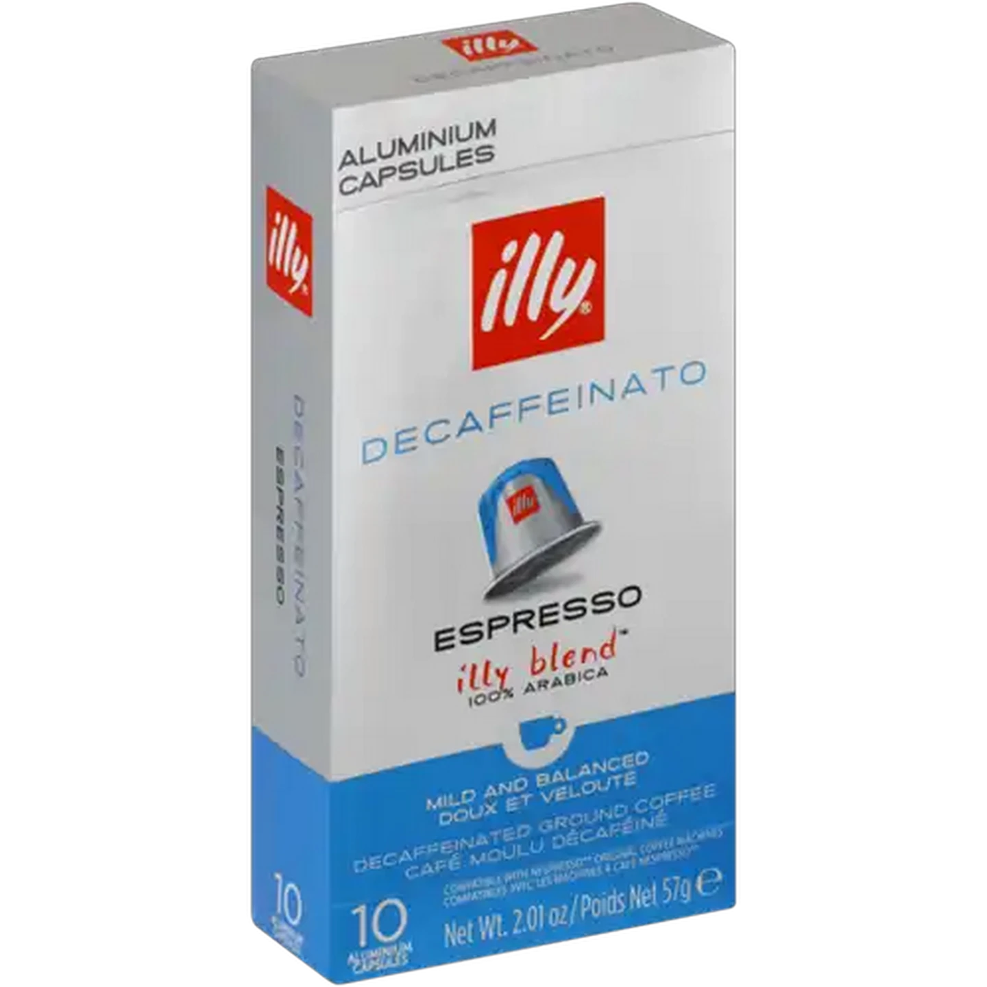 Image of Illy Decaffeinated Espresso Coffee Capsules 10 Pack
