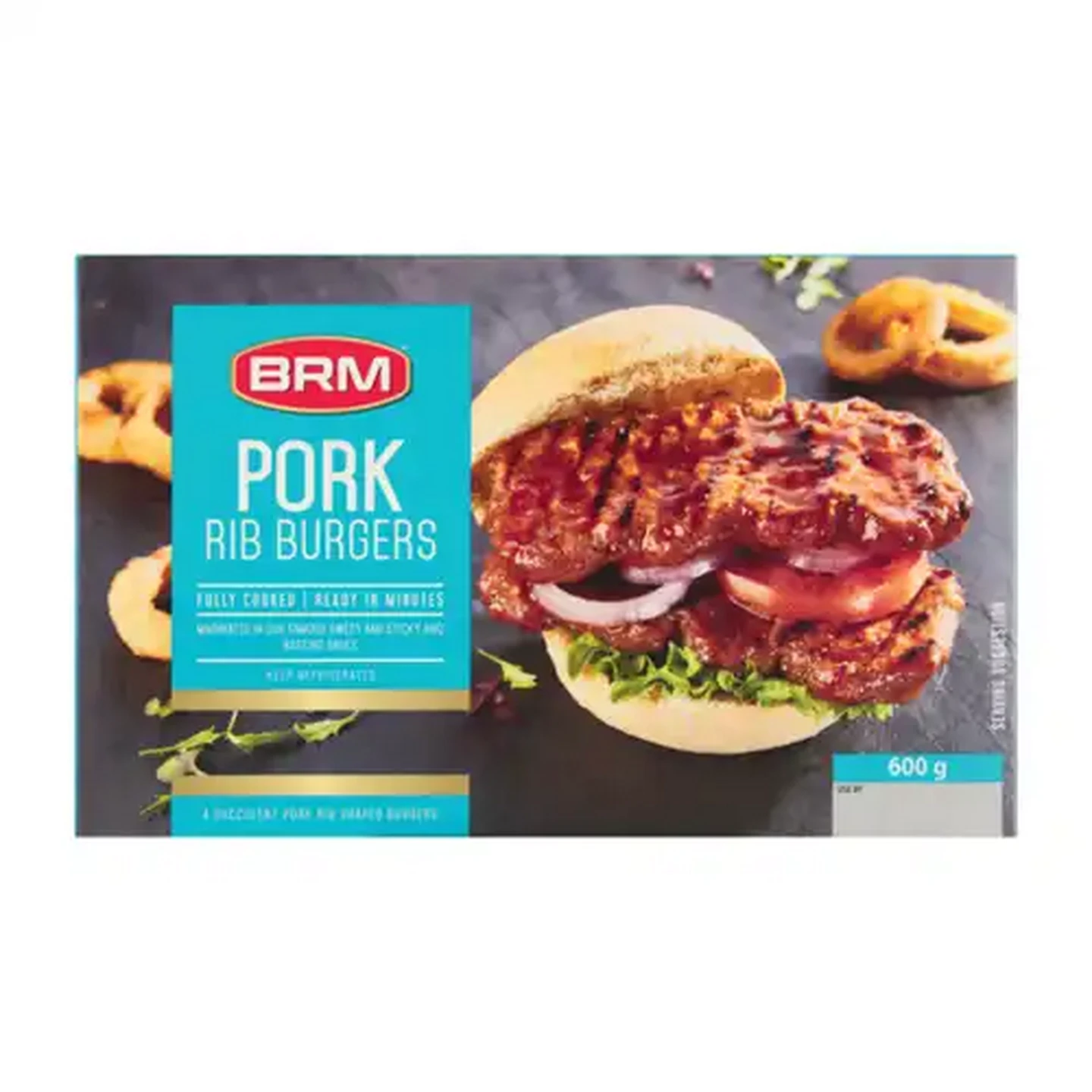 Image of BRM Pork Rib Burgers 4 Pack