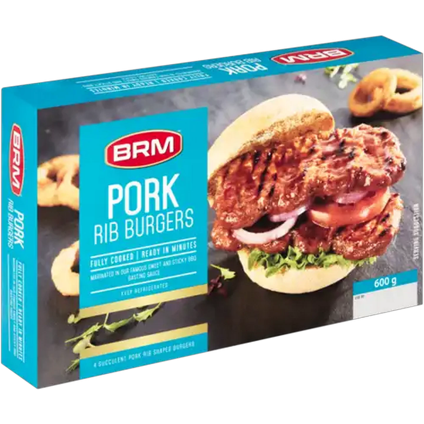 Image of BRM Pork Rib Burgers 4 Pack
