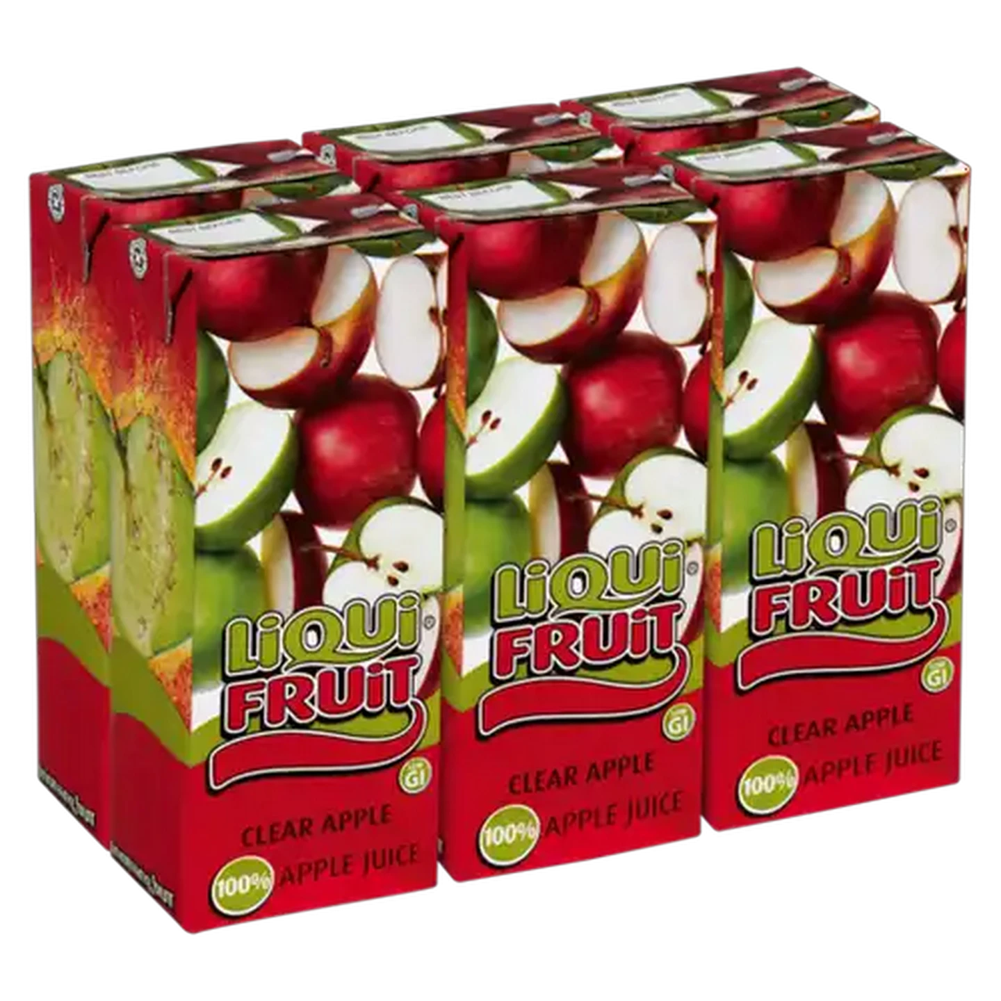 Image of Liqui Fruit Clear Apple Juice Boxes 6 x 200ml