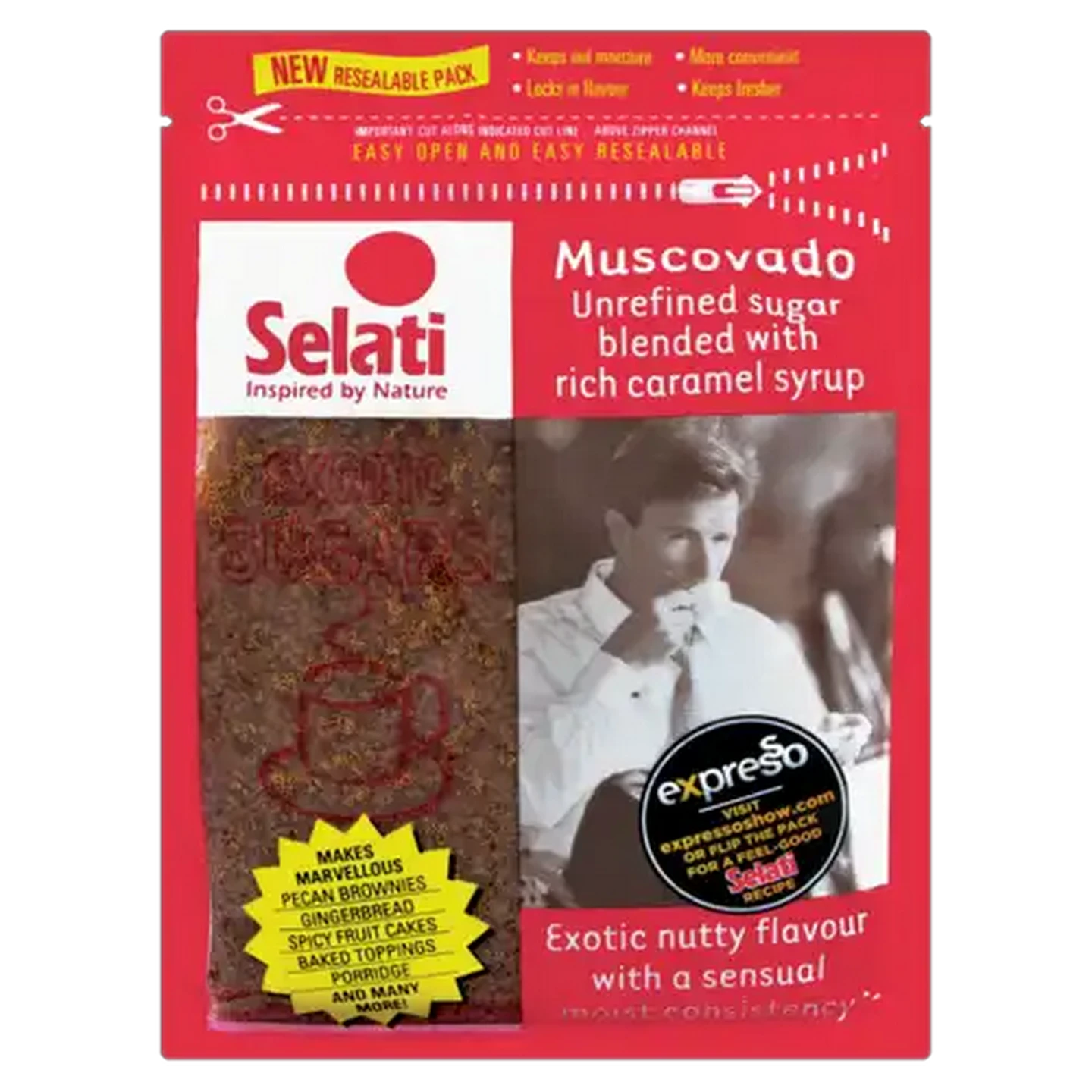 Image of Selati Muscovado Unrefined Brown Sugar 750g