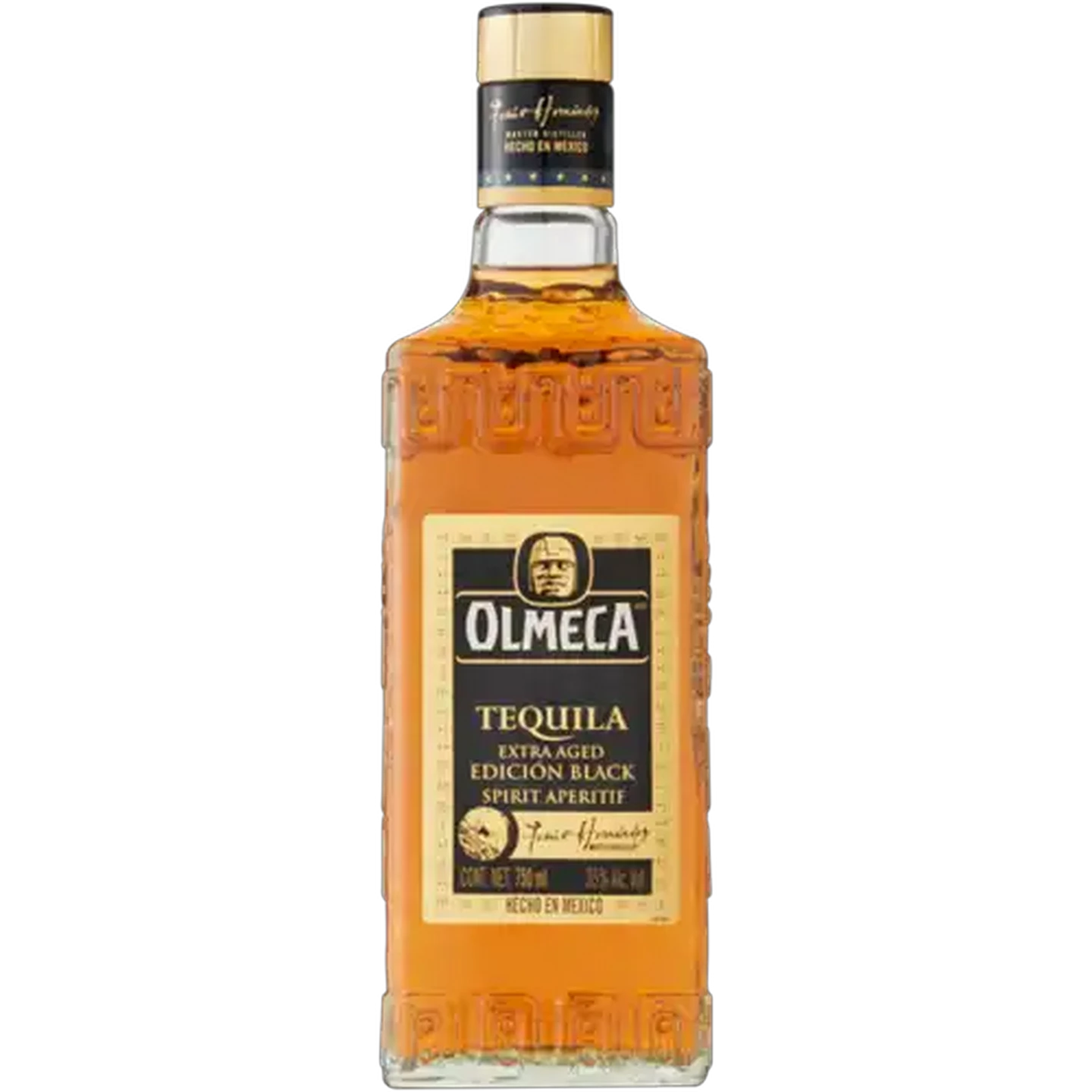 Image of Olmeca Extra Aged Edicion Black Tequila Bottle 750ml