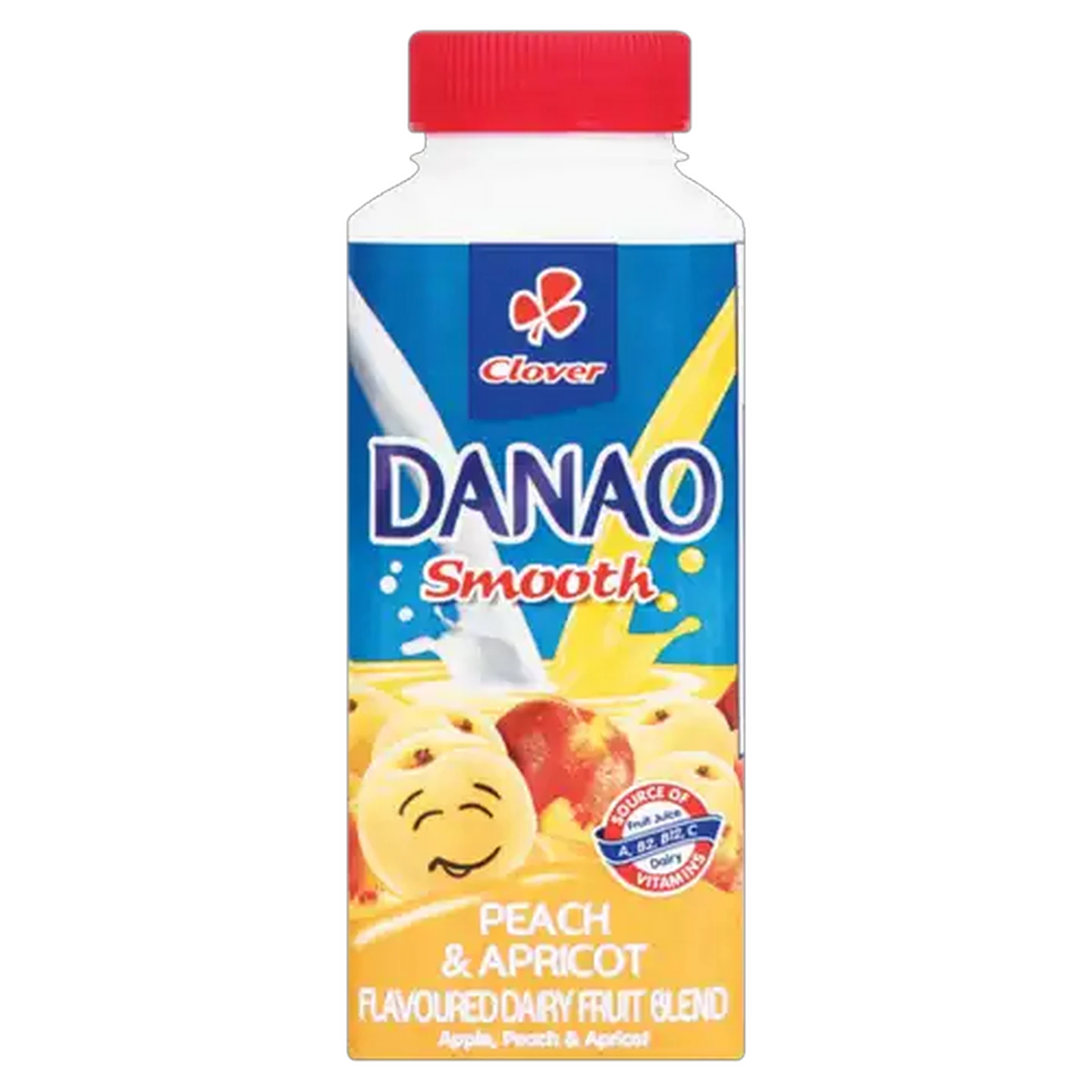Image of Clover Danao Smooth Peach & Apricot Flavoured Dairy Fruit Drink 330ml