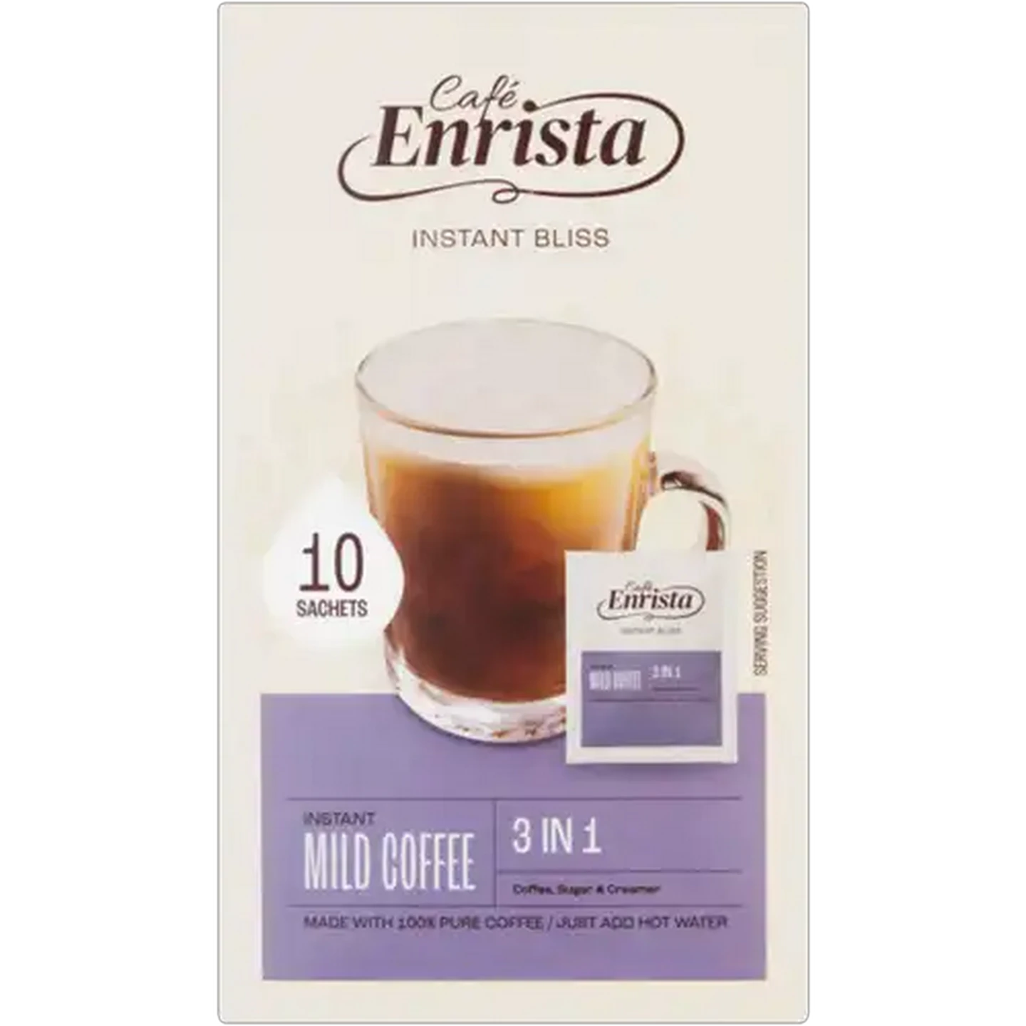 Image of Café Enrista Mild 3-in-1 Instant Coffee 10 x 25g