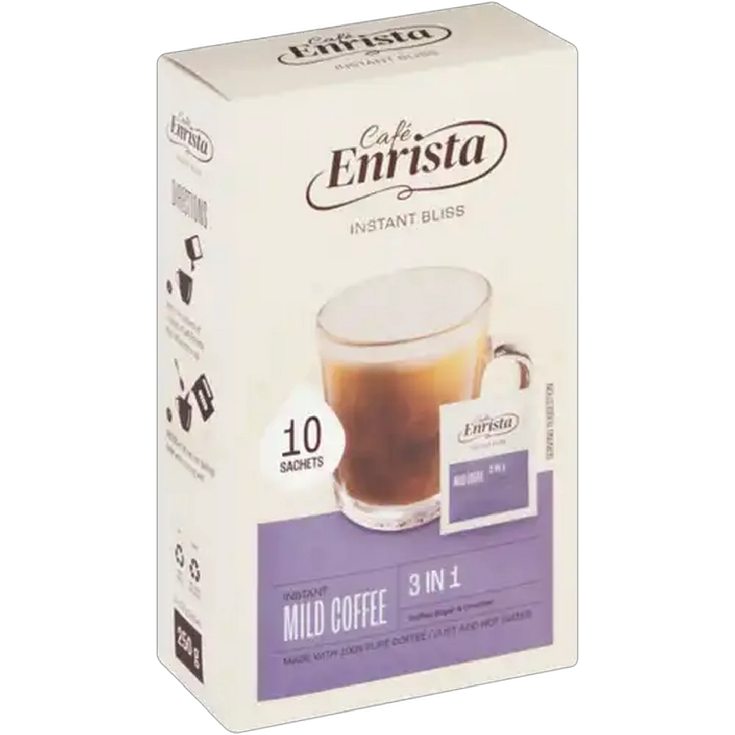 Image of Café Enrista Mild 3-in-1 Instant Coffee 10 x 25g