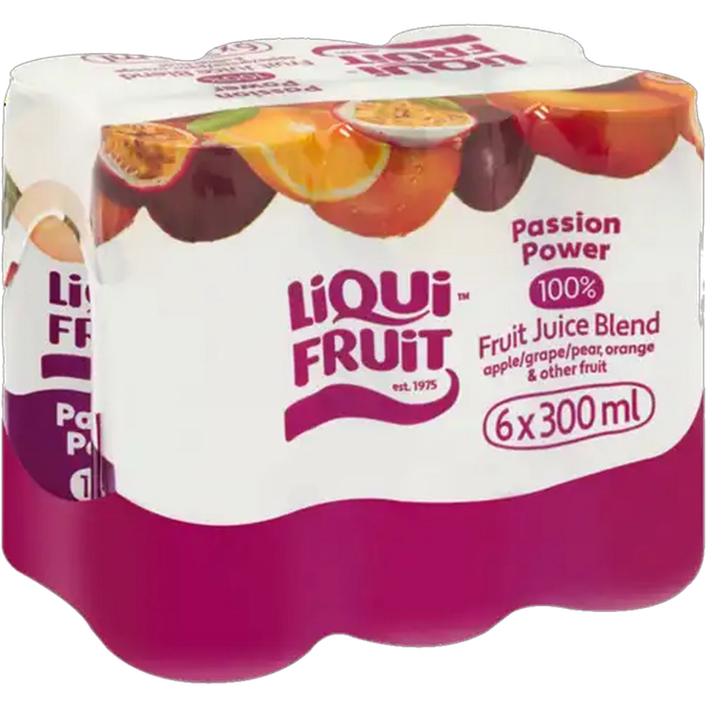 Image of Liqui Fruit Passion Power 100% Fruit Juice Blend 6 x 300ml