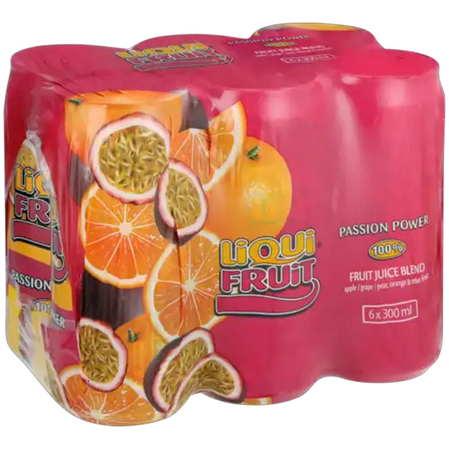 Image of Liqui Fruit Passion Power 100% Fruit Juice Blend 6 x 300ml