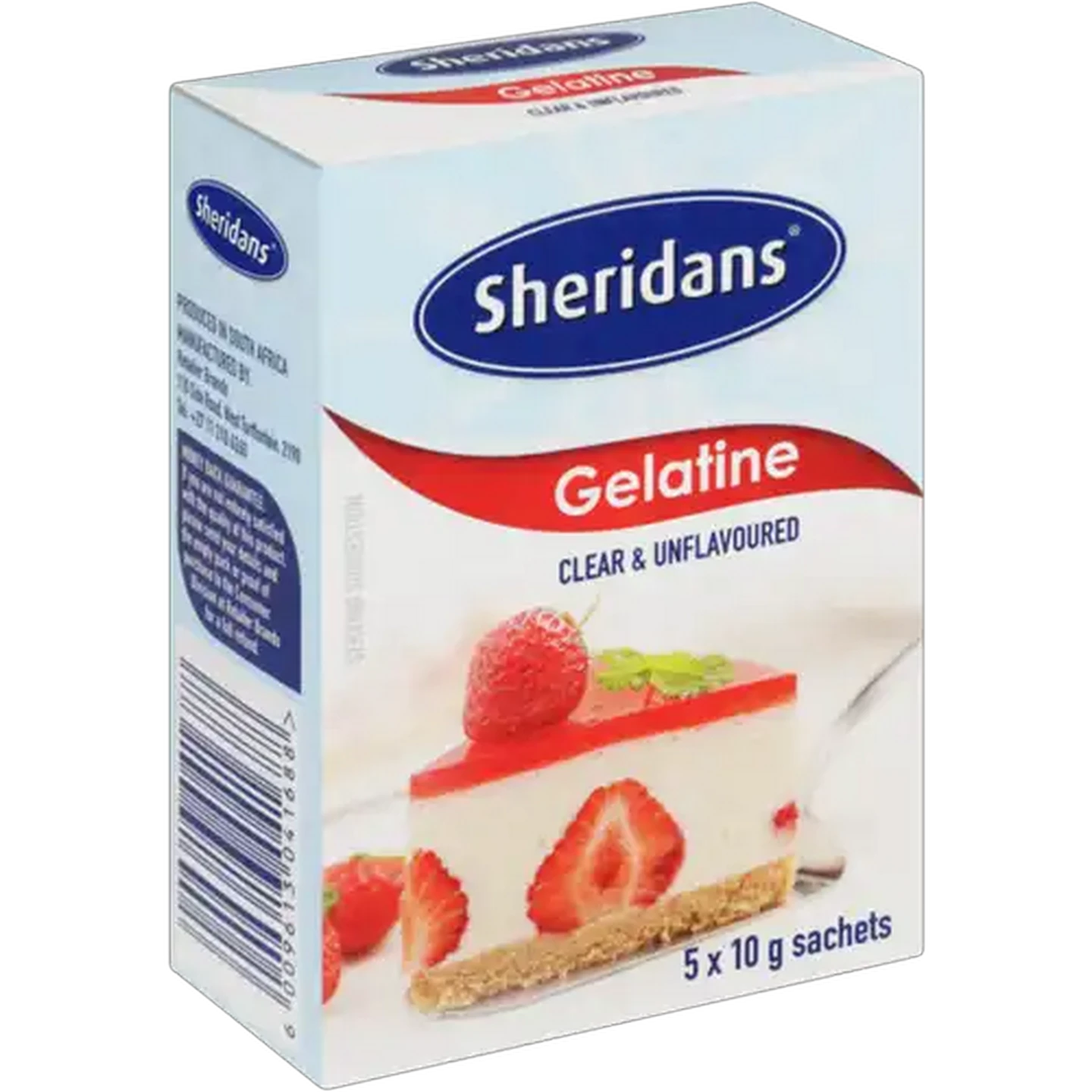 Image of Sheridans Clear & Unflavoured Gelatine 5 x 10g