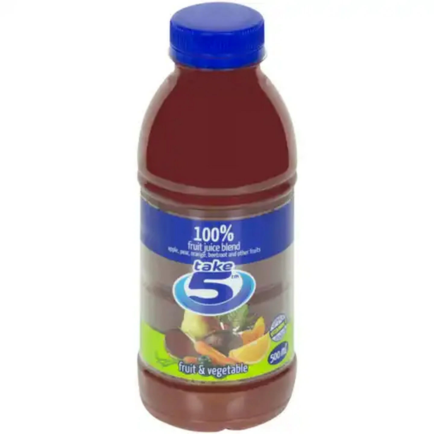 Image of Take 5 Fruit & Vegetable 100% Fruit Juice Blend 500ml