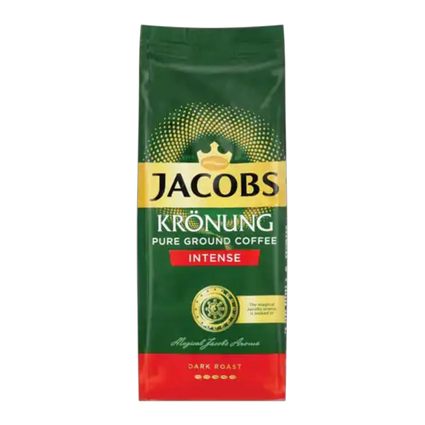 Image of Jacobs Krönung Intense Dark Roast Pure Ground Coffee 250g