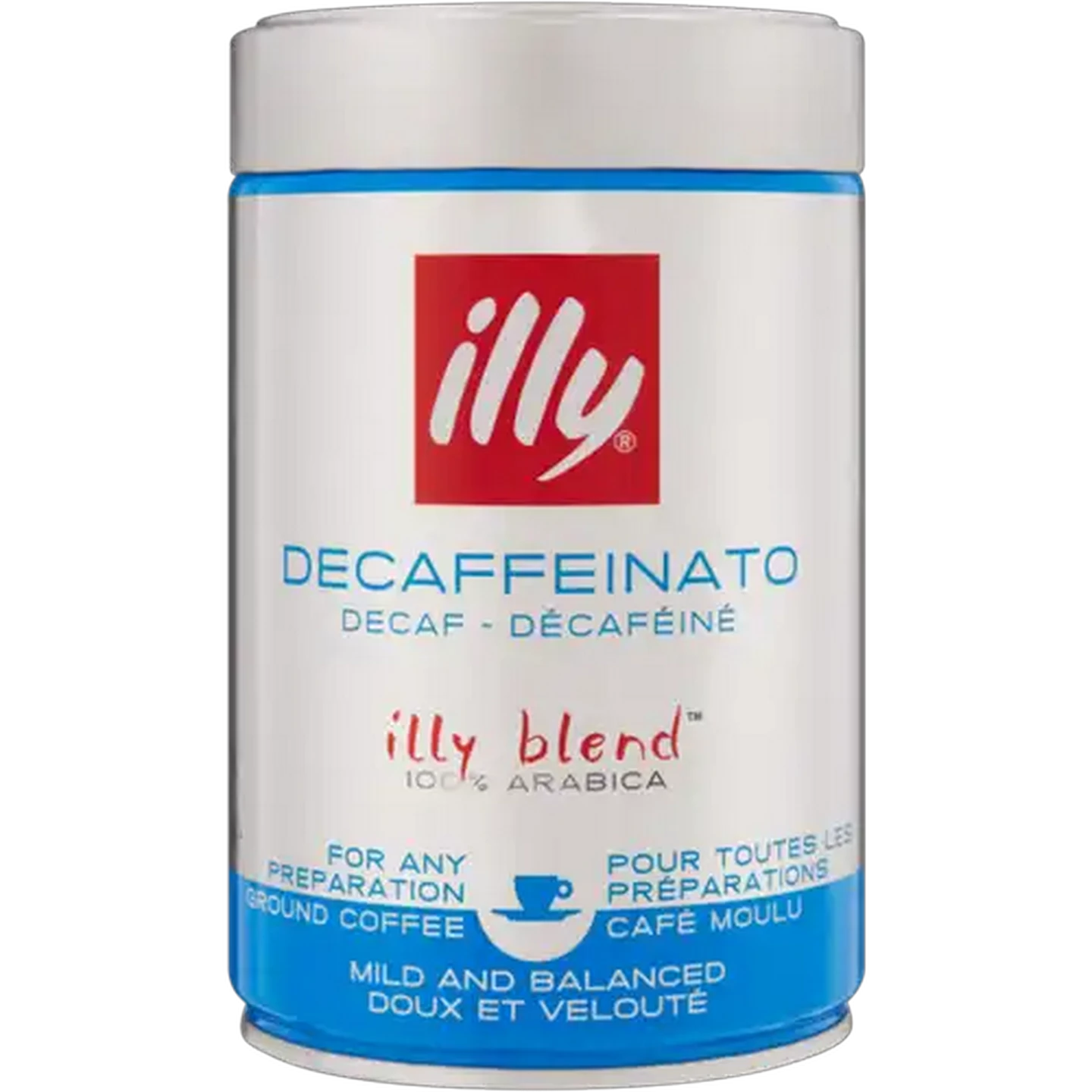 Image of Illy Espresso Decaffeinated Ground Coffee 250g