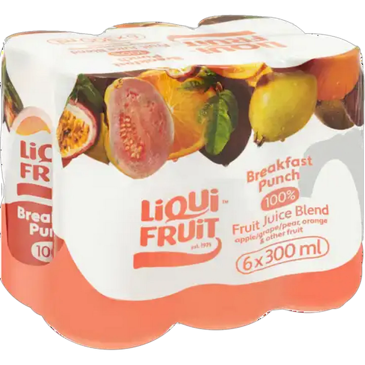 Image of Liqui Fruit Breakfast Punch 100% Fruit Juice Blend 6 x 300ml