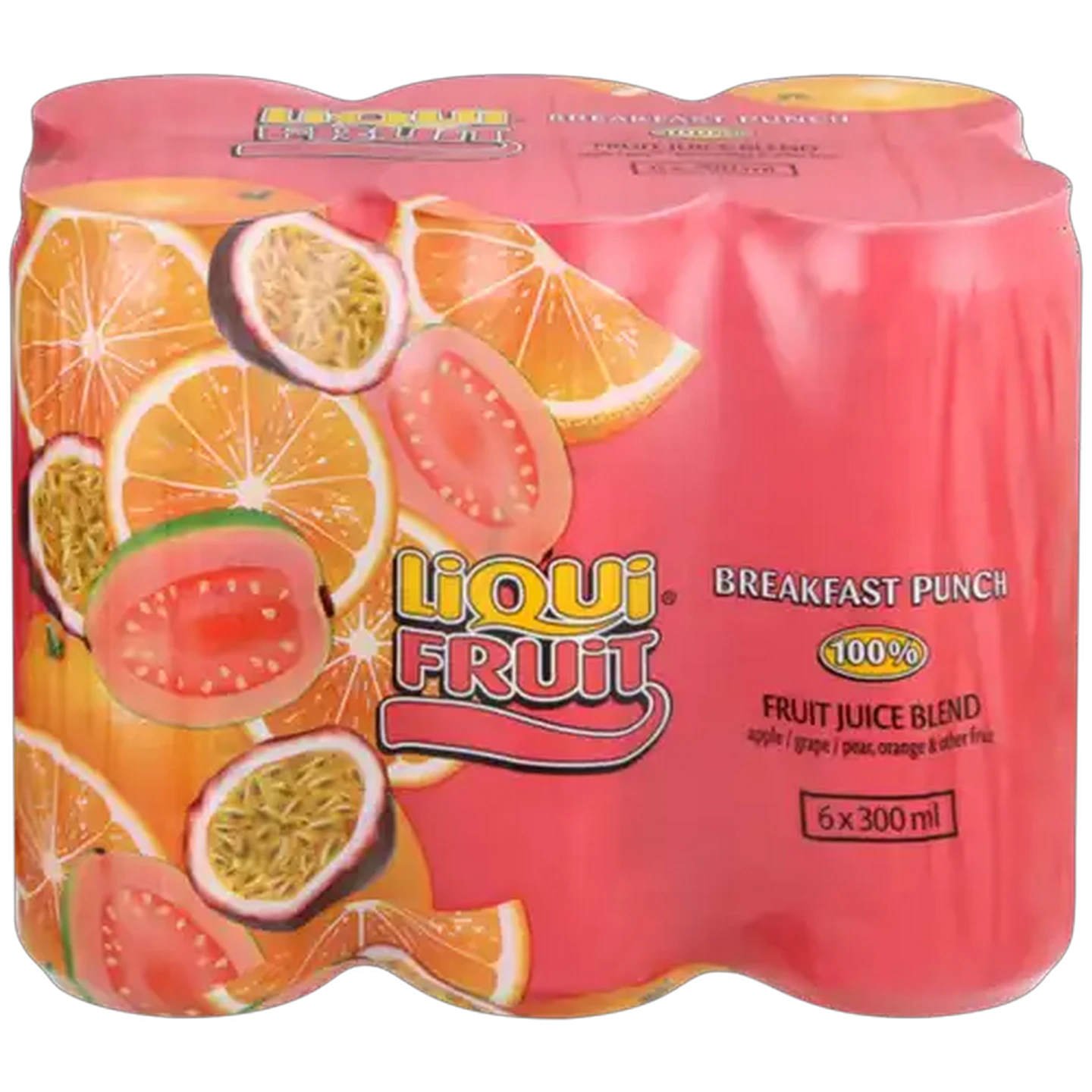 Image of Liqui Fruit Breakfast Punch 100% Fruit Juice Blend 6 x 300ml