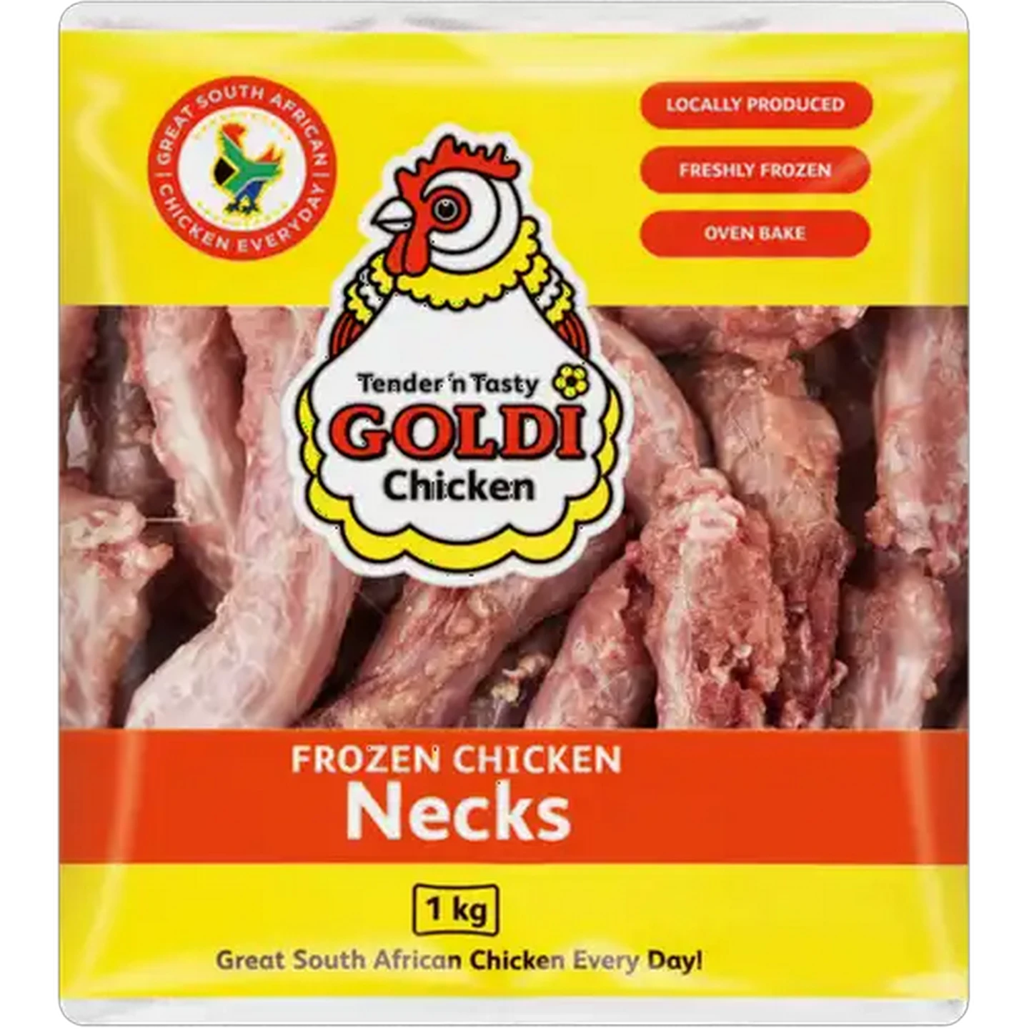 Image of Goldi Chicken Frozen Chicken Necks 1kg