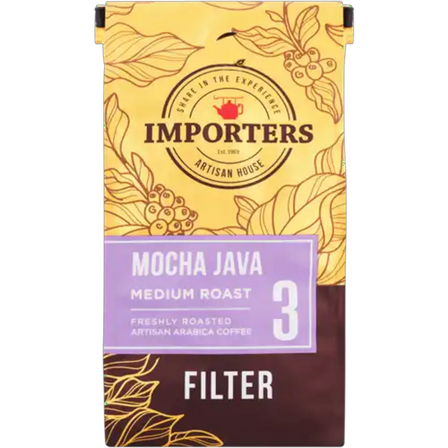 Image of Importers Mocha Java 3 Strength Medium Roast Filter Arabica Coffee 250g