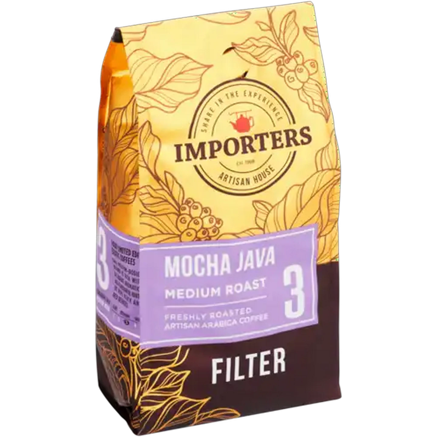 Image of Importers Mocha Java 3 Strength Medium Roast Filter Arabica Coffee 250g