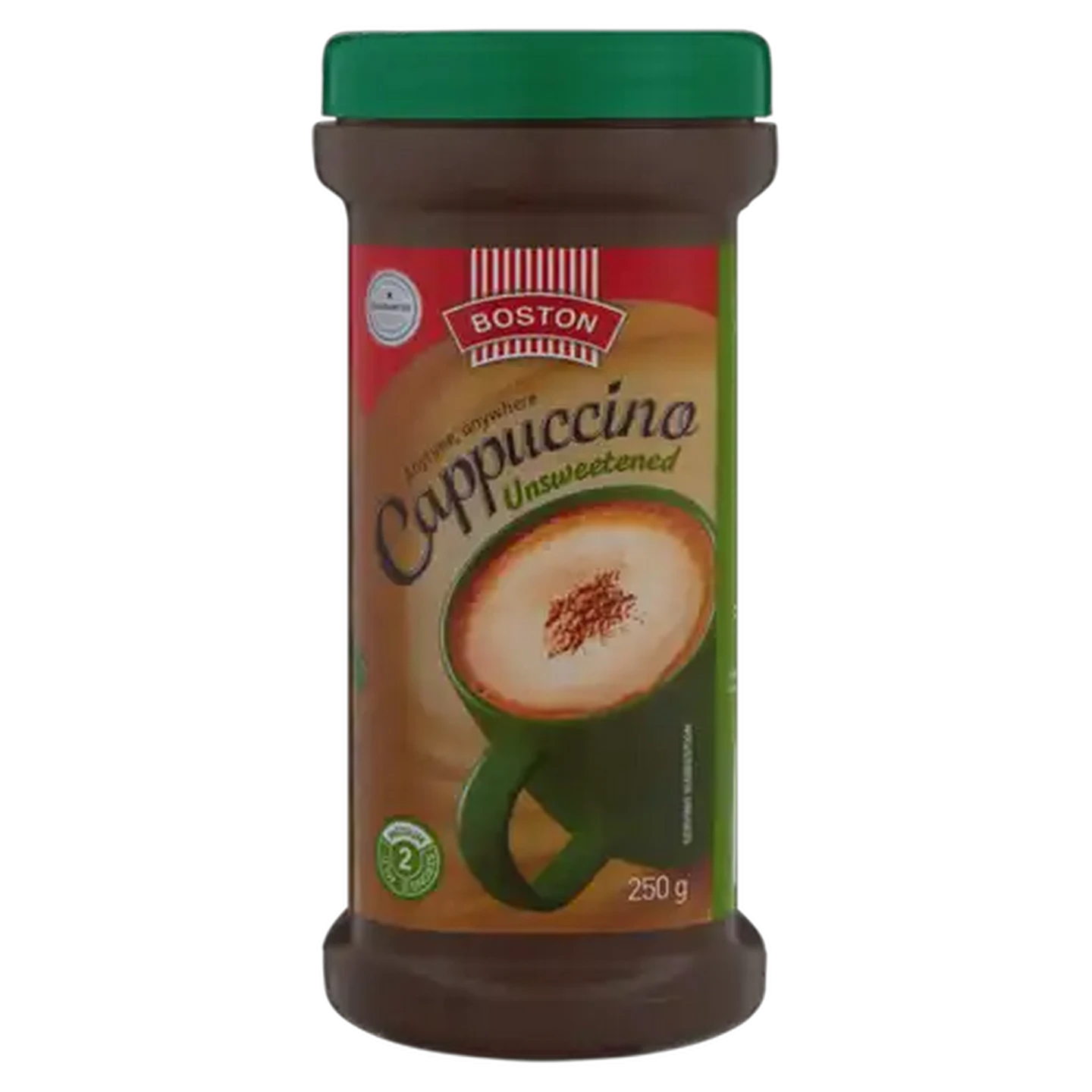 Image of Boston Unsweetened Instant Cappuccino 250g