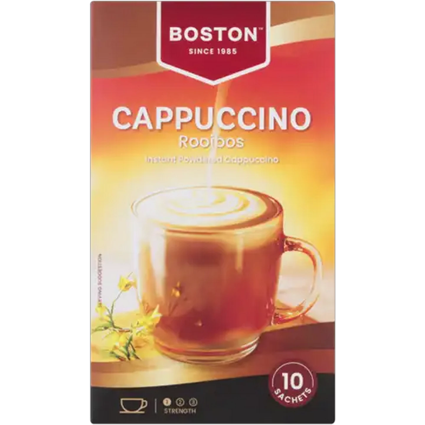 Image of Boston Rooibos Instant Cappuccino 10 x 18g