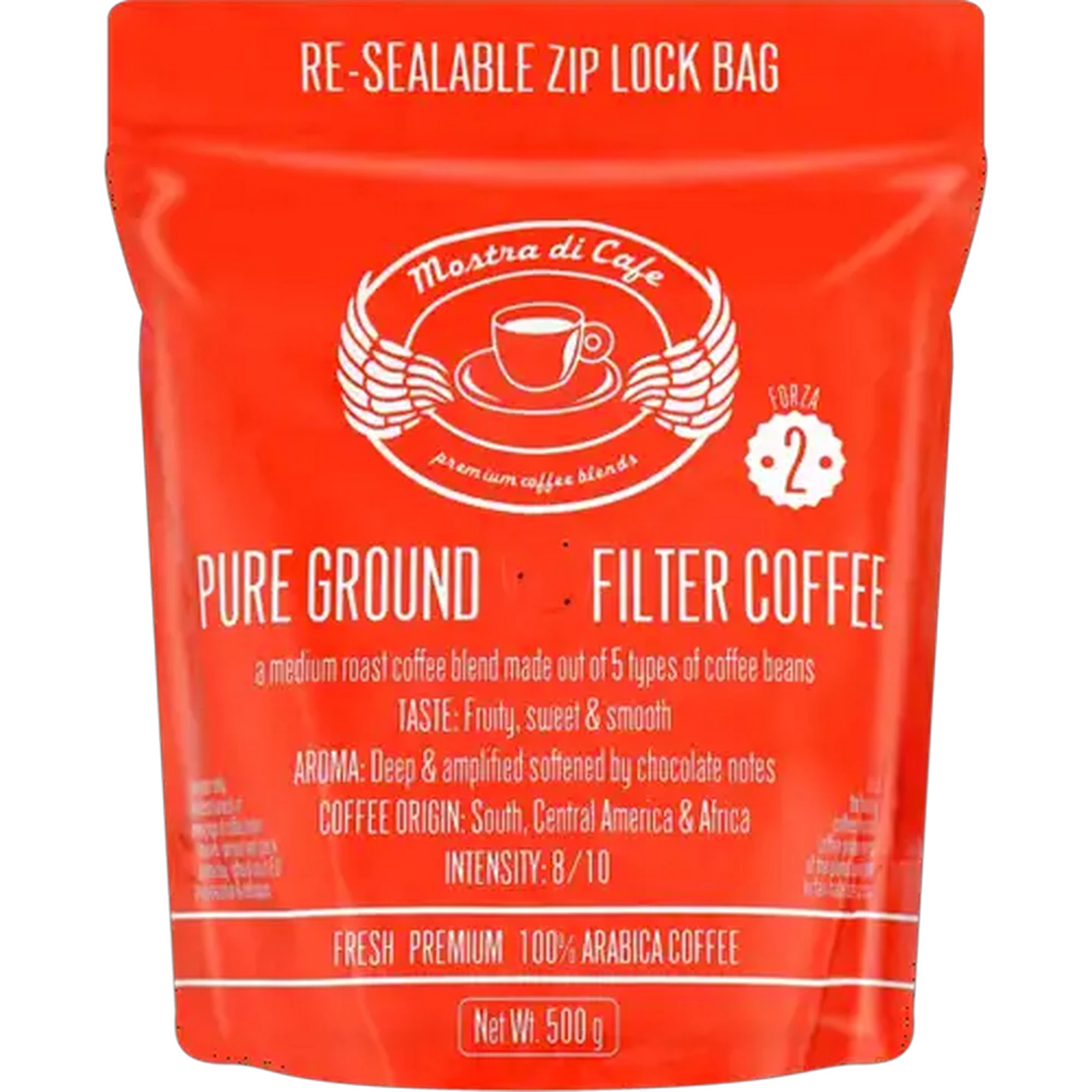 Image of Mostra di Cafe Pure Ground Filter Coffee 500g