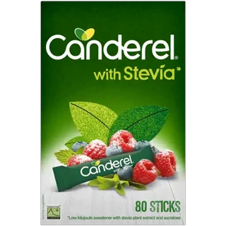 Canderel With Stevia Sticks 80 Pack