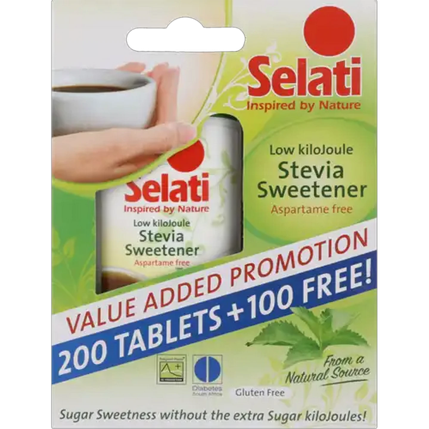 Image of Selati Stevia Sweetener Sticks 300 Pack