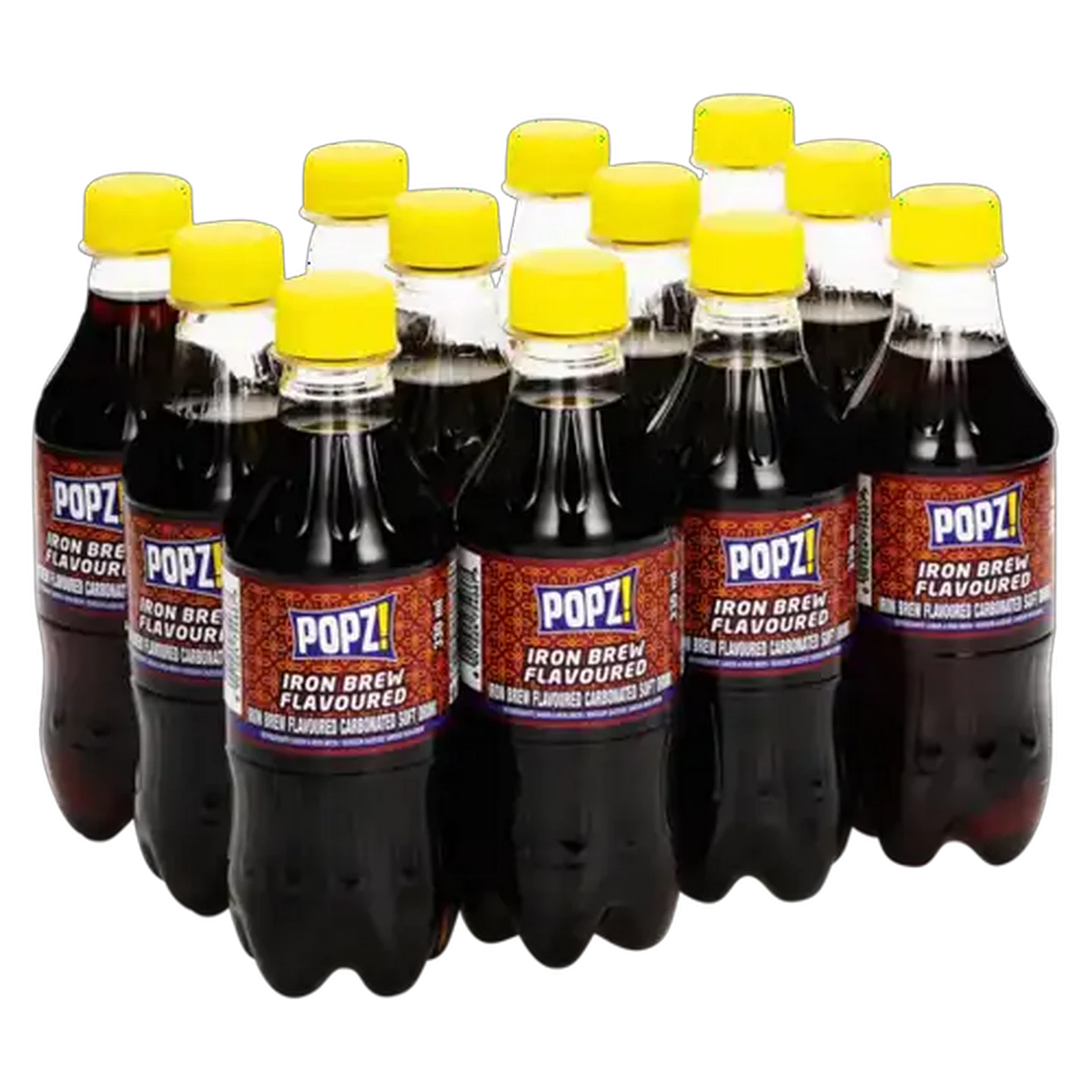 Image of Popz! Iron Brew Flavoured Soft Drink 12 x 330ml