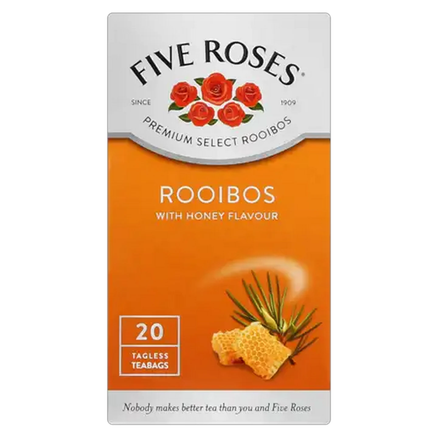 Image of Five Roses Honey Flavoured Rooibos Teabags 20 Pack