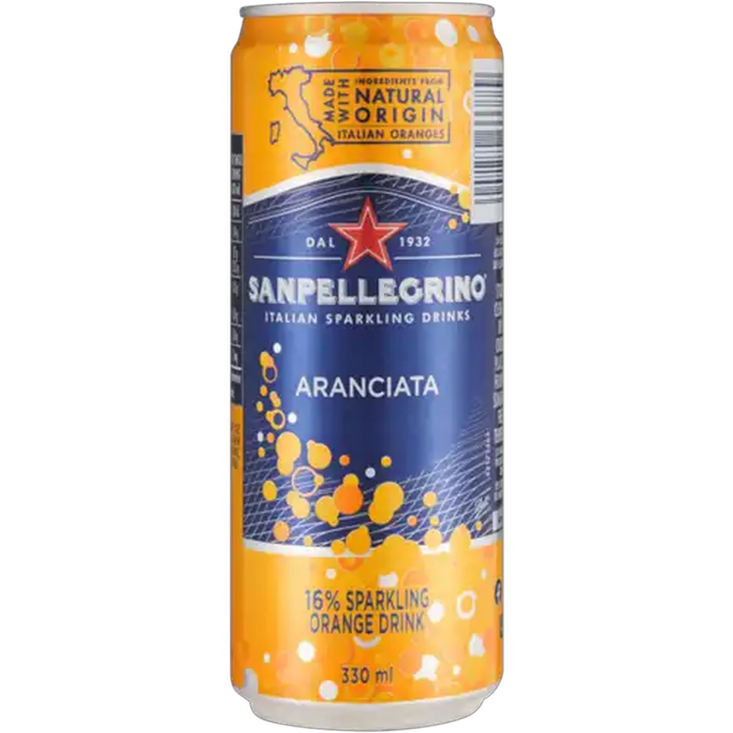 Image of Sanpellegrino Aranciata Italian Sparkling Drink 330ml