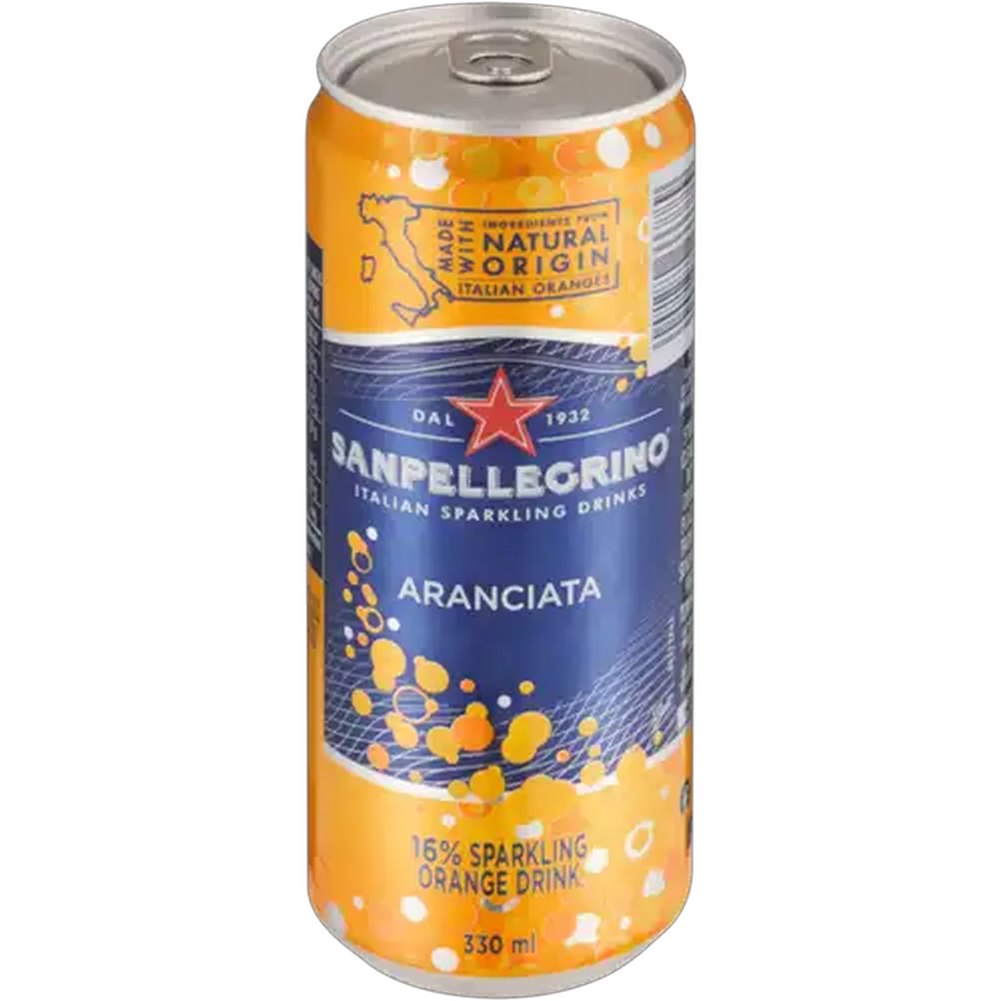 Image of Sanpellegrino Aranciata Italian Sparkling Drink 330ml