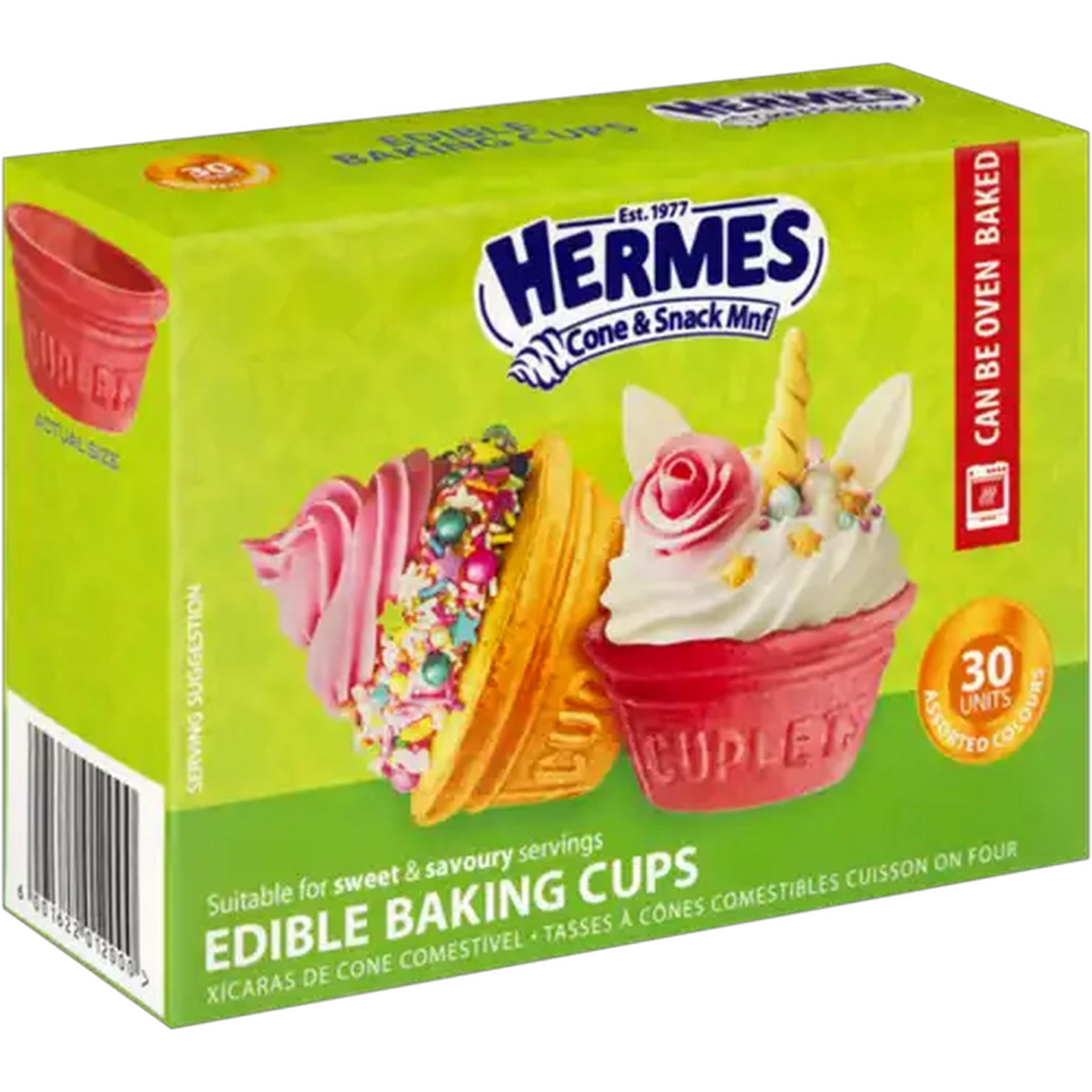 Image of Hermes Edible Baking Cups 30 Pack