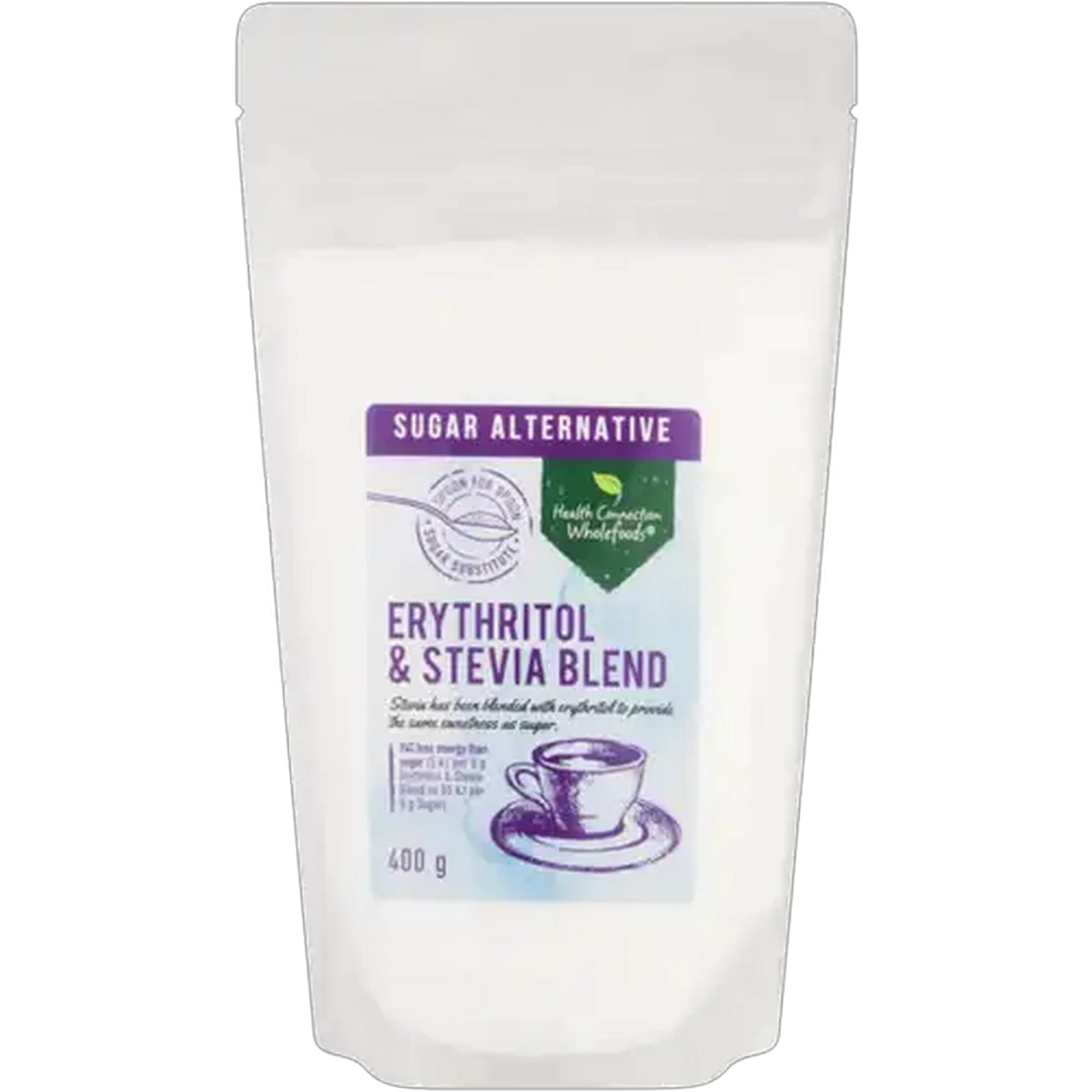 Image of Health Connection Wholefoods Erythritol & Stevia Blend Sweetener 400g