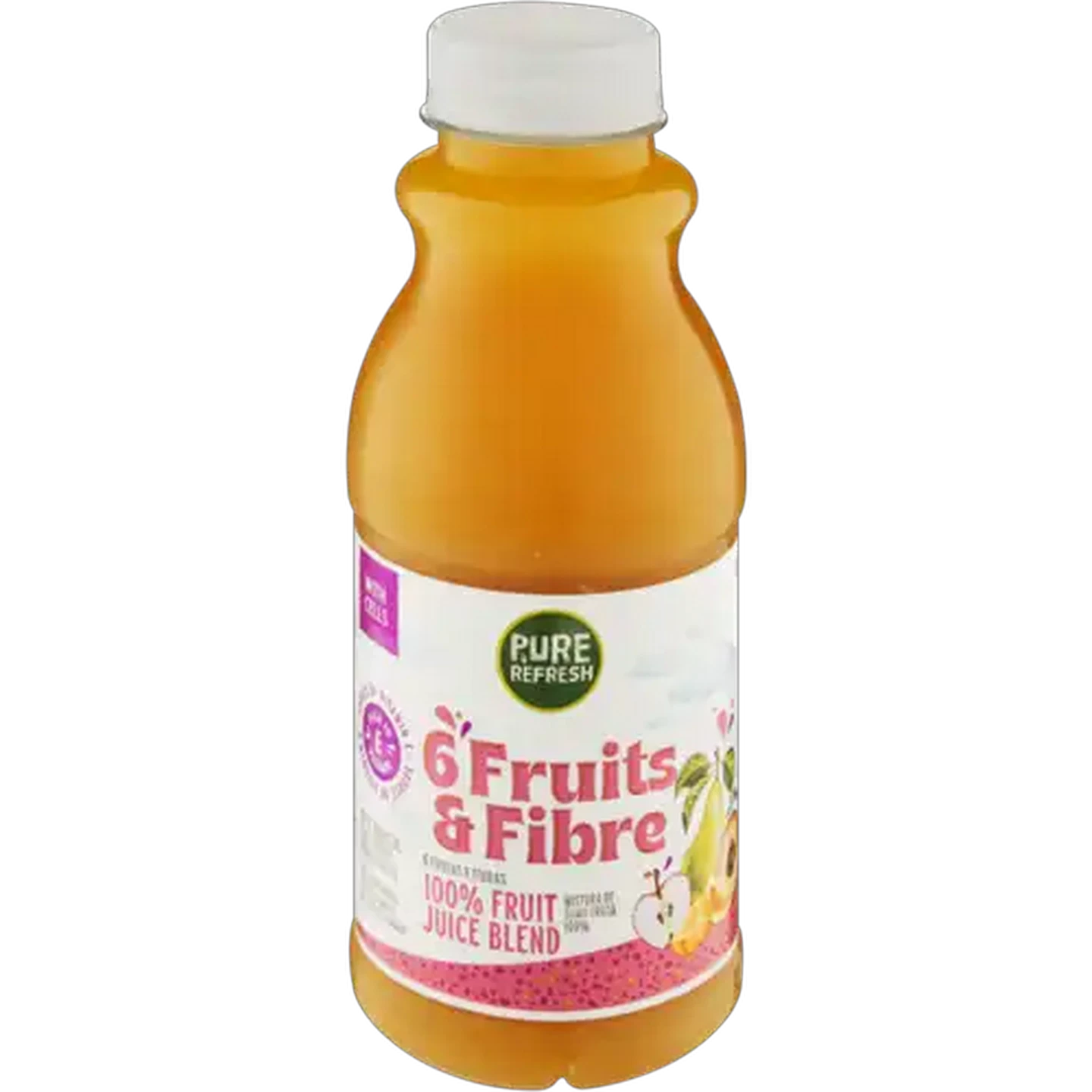 Image of Pure Refresh 6 Fruits & Fibre 100% Fruit Juice Blend 500ml