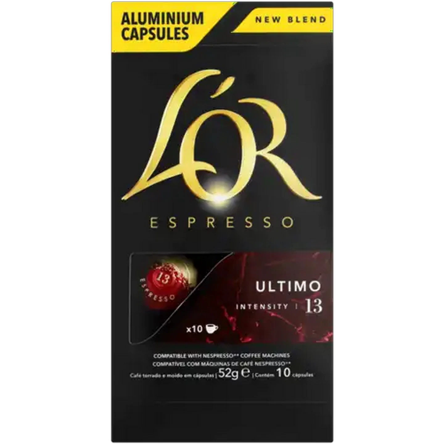 Image of L'OR Espresso Ultimo Coffee Capsules 10 Pack