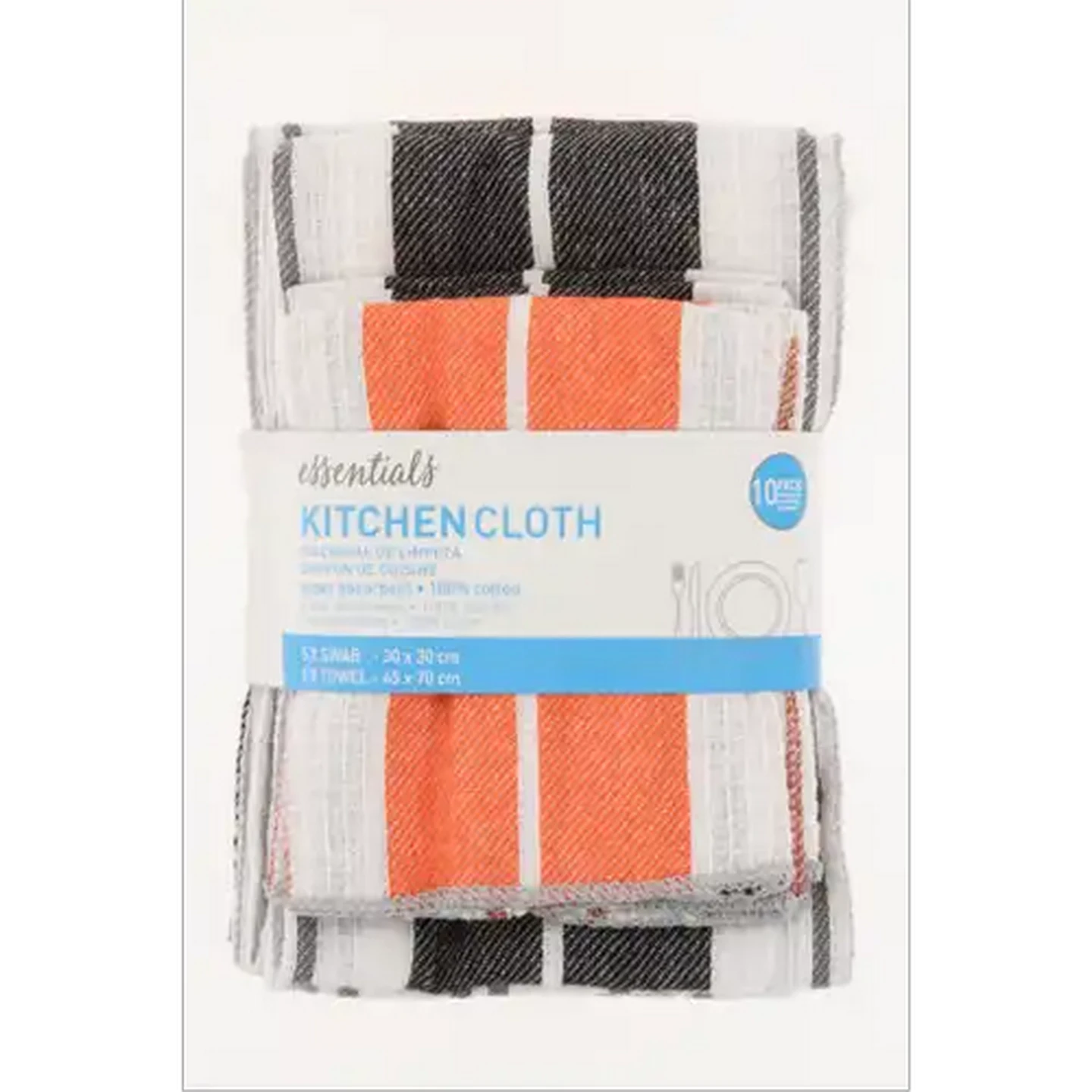 Image of Essentials Waffle Kitchen Cloth 10-Pack