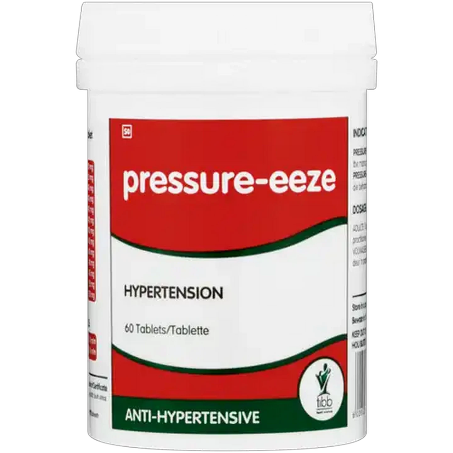 Image of Pressure-Eeze Anti-Hypertensive Supplements Tablets 60 Pack
