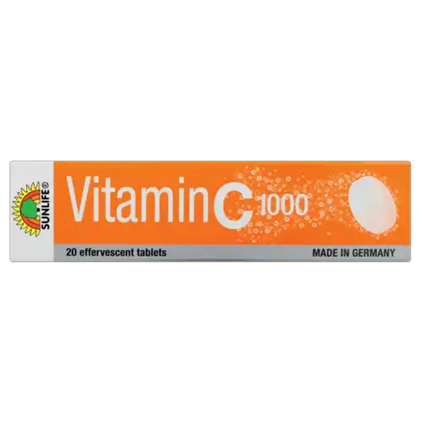 Image of Sunlife Vitamin C 1000 Effervescent Tablets 20 Pack