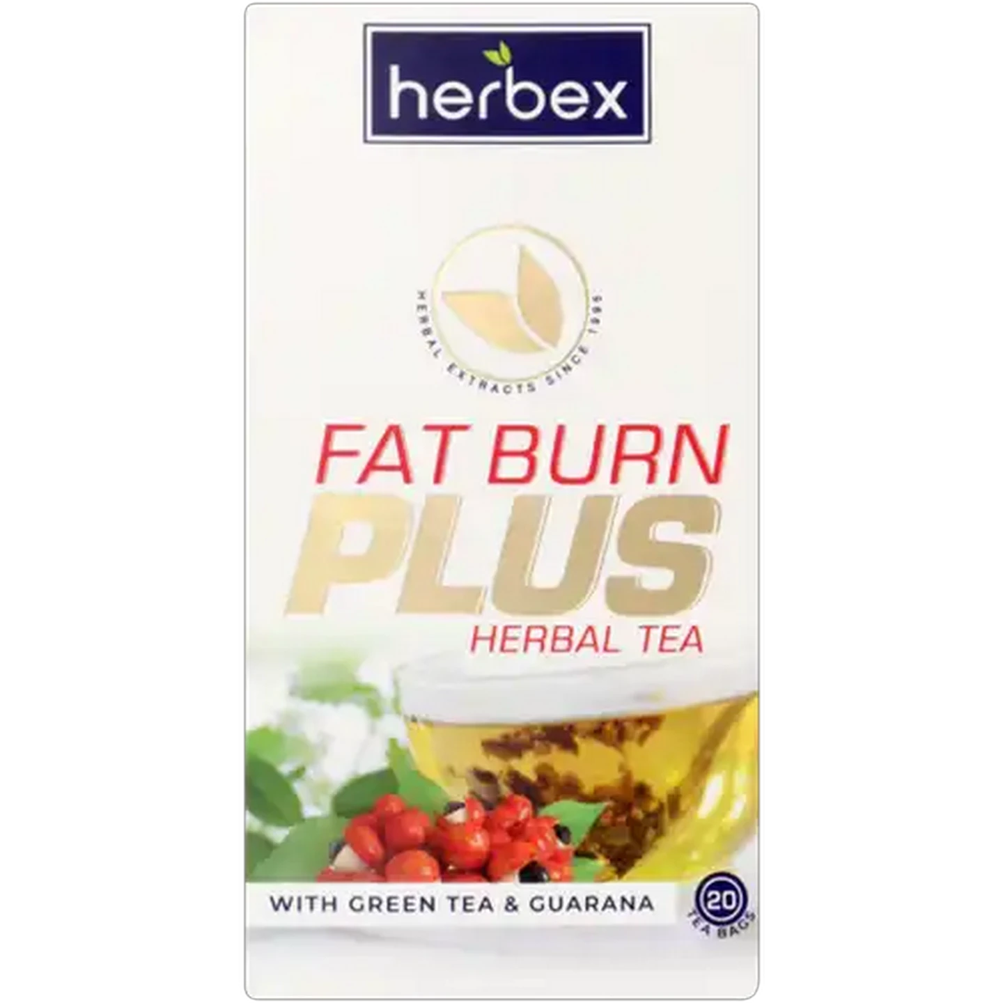 Image of Herbex Fat Burn Plus Herbal Tea 20 Pack
