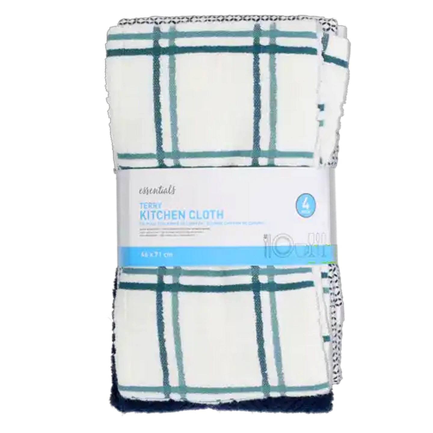 Image of Essentials Oakland Kitchen Cloth 4-Pack (Colour May Vary)