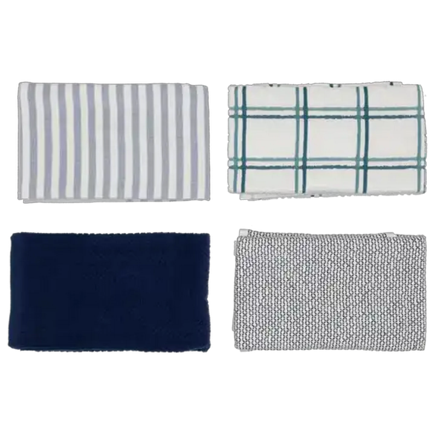 Image of Essentials Oakland Kitchen Cloth 4-Pack (Colour May Vary)
