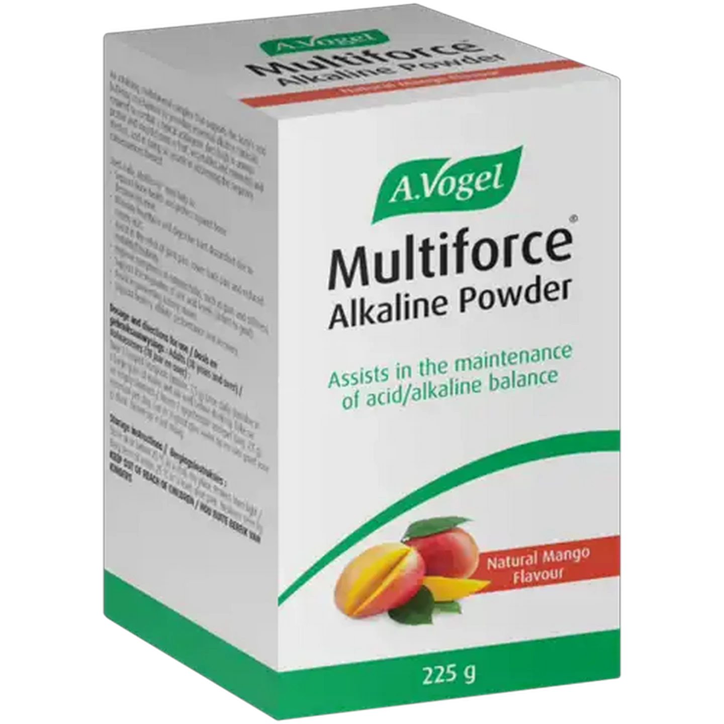 Image of A. Vogel Multiforce Mango Flavoured Alkaline Powder 225g